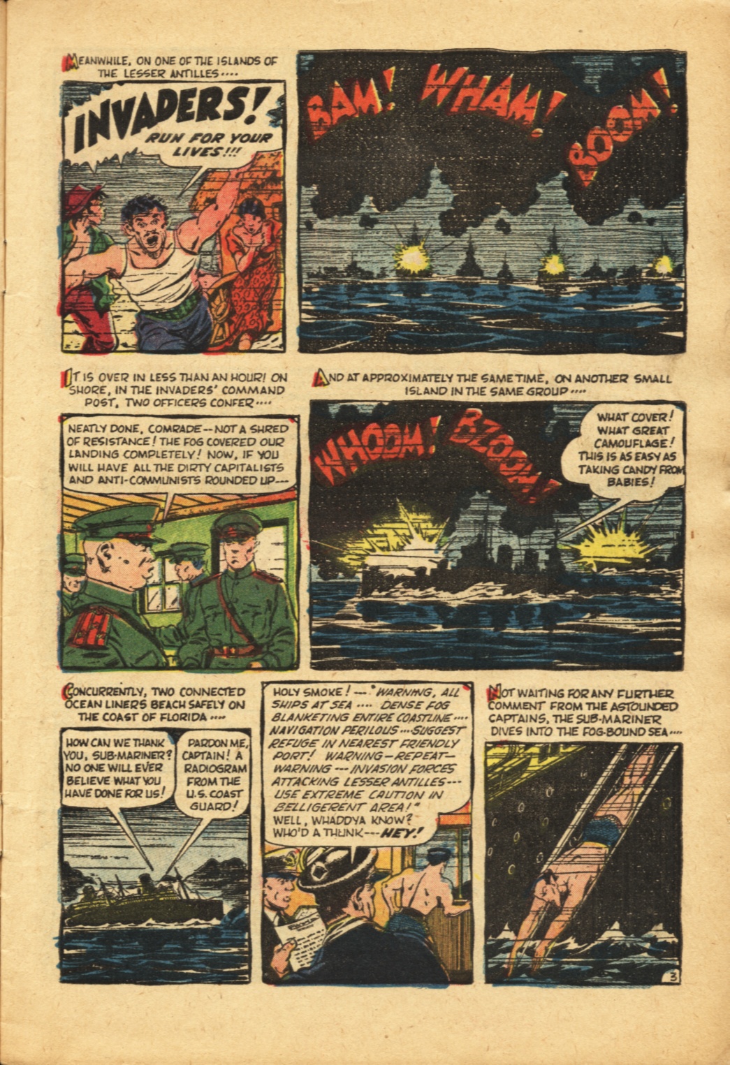 Read online Sub-Mariner Comics comic -  Issue #42 - 4