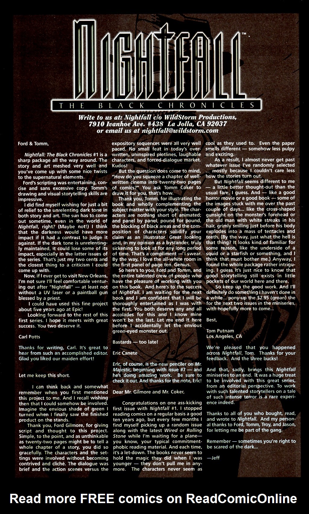 Read online Nightfall: The Black Chronicles comic -  Issue #3 - 25