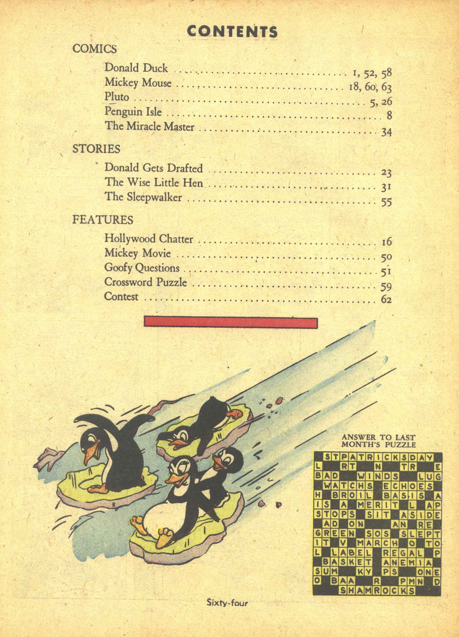 Read online Walt Disney's Comics and Stories comic -  Issue #19 - 66