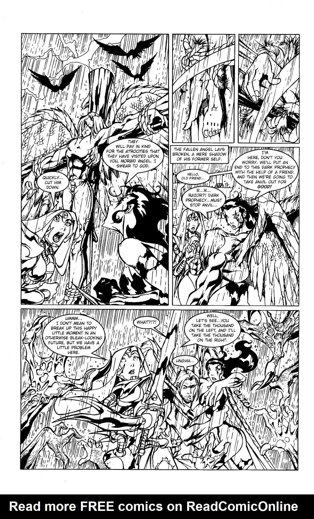 Read online Razor and Warrior Nun Areala: Dark Prophecy comic -  Issue #3 - 16