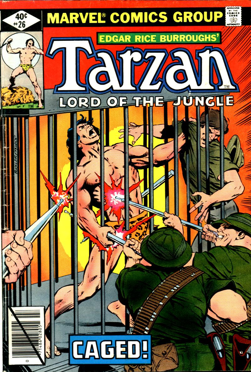 Read online Tarzan (1977) comic -  Issue #26 - 1