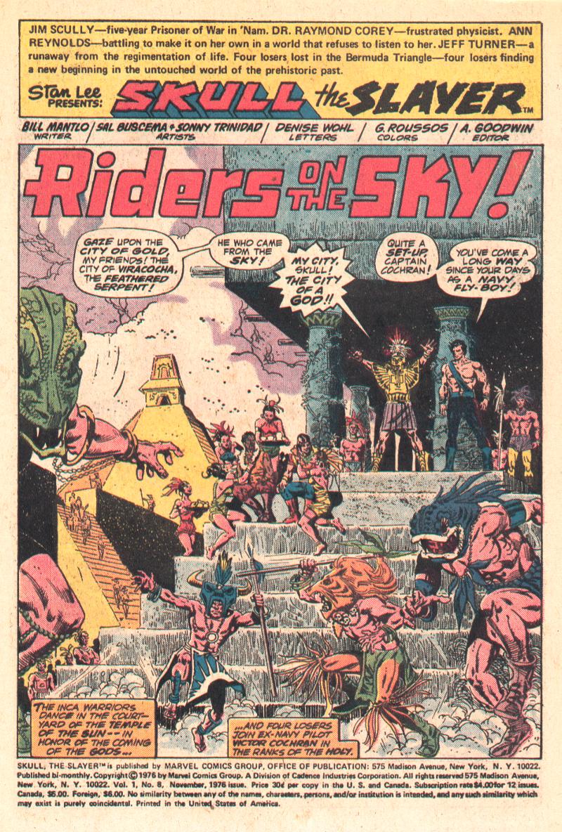 Read online Skull The Slayer comic -  Issue #8 - 2