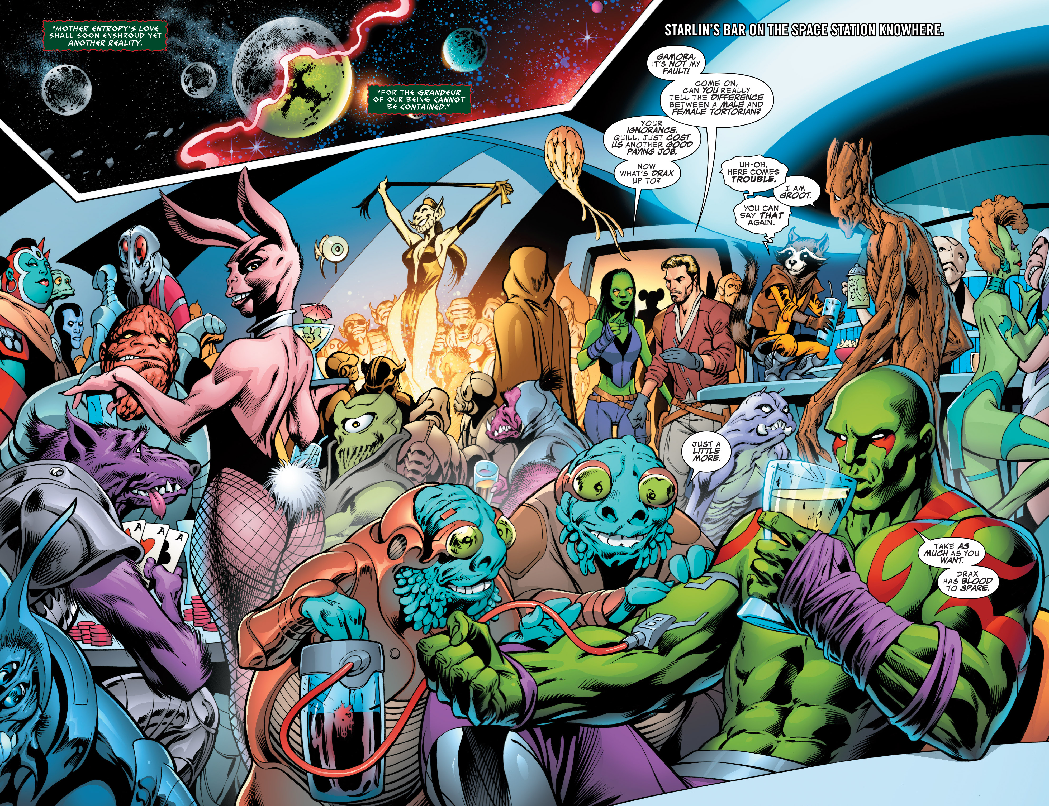 Read online Guardians of the Galaxy: Mother Entropy comic -  Issue #1 - 5