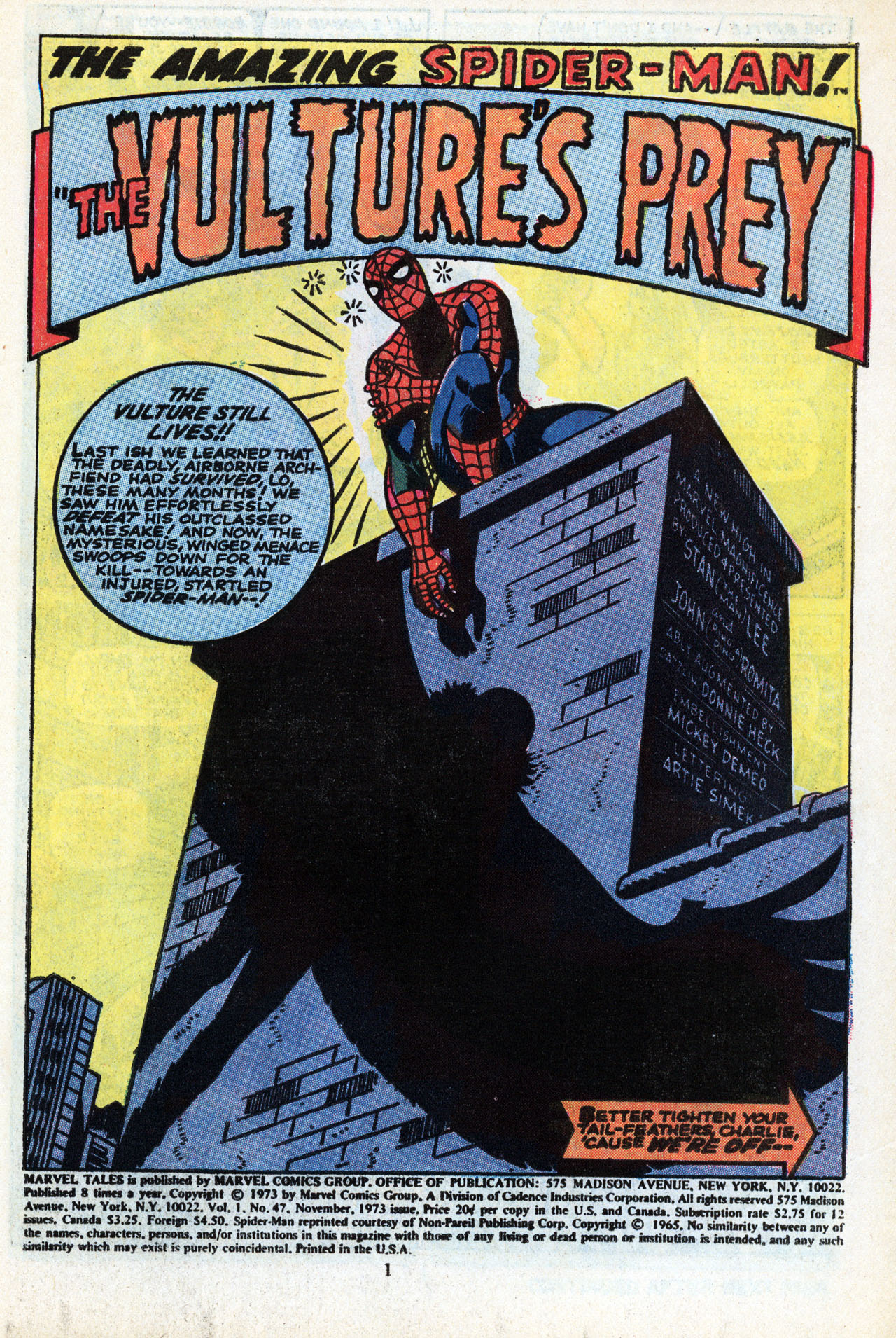Read online Marvel Tales (1964) comic -  Issue #47 - 3