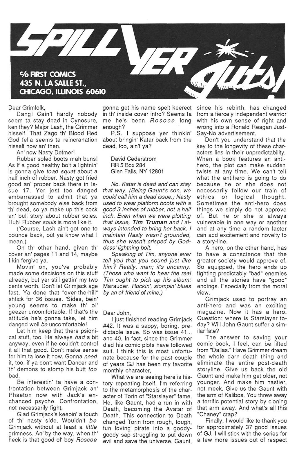 Read online Grimjack comic -  Issue #45 - 32