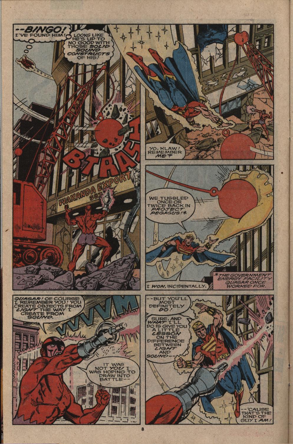 Read online Quasar comic -  Issue #6 - 7