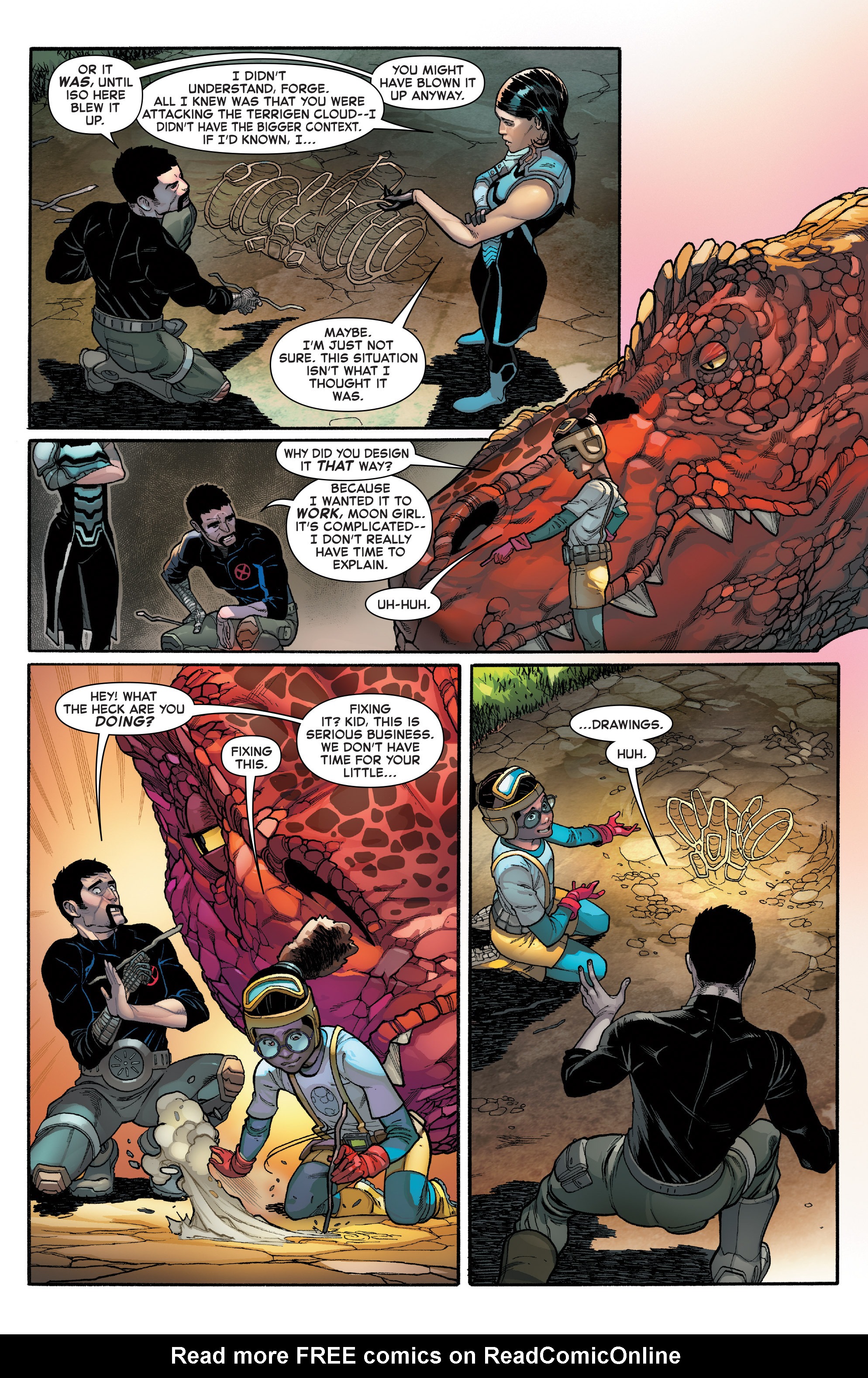 Read online Inhumans Vs. X-Men comic -  Issue #5 - 13