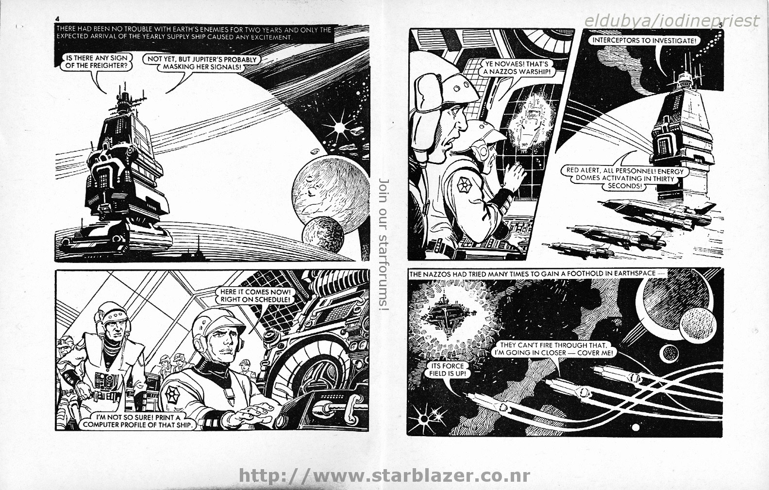 Read online Starblazer comic -  Issue #143 - 4