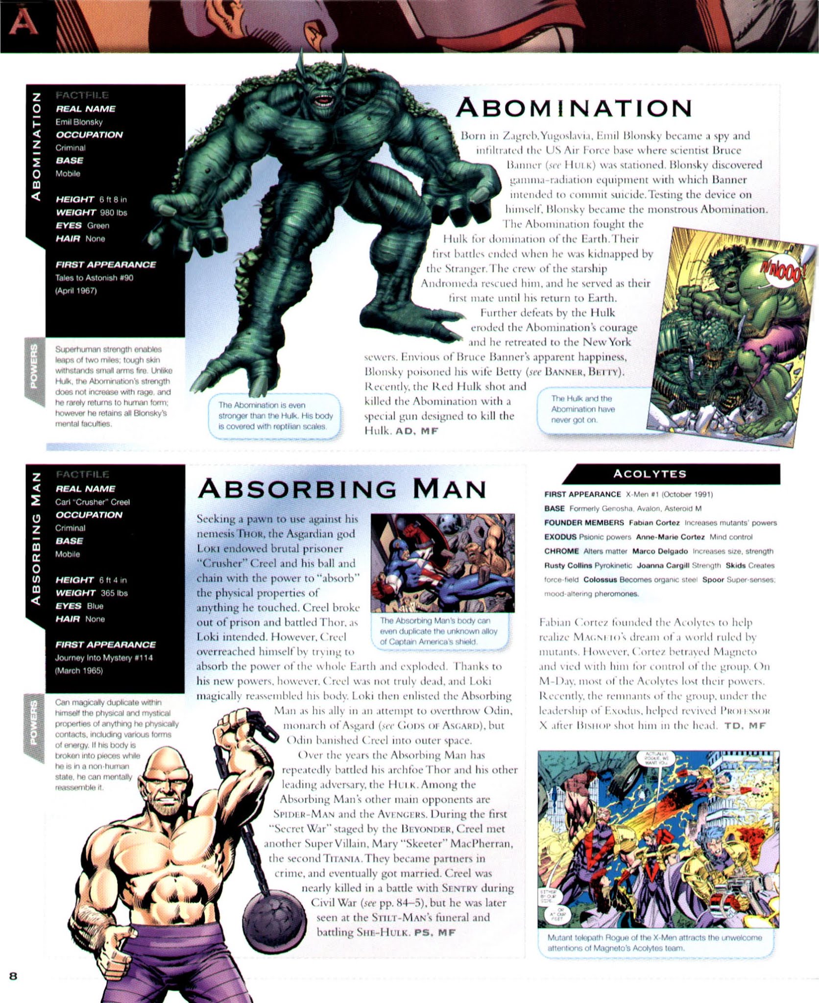 Read online The Marvel Encyclopedia comic -  Issue # TPB 2 (Part 1) - 10