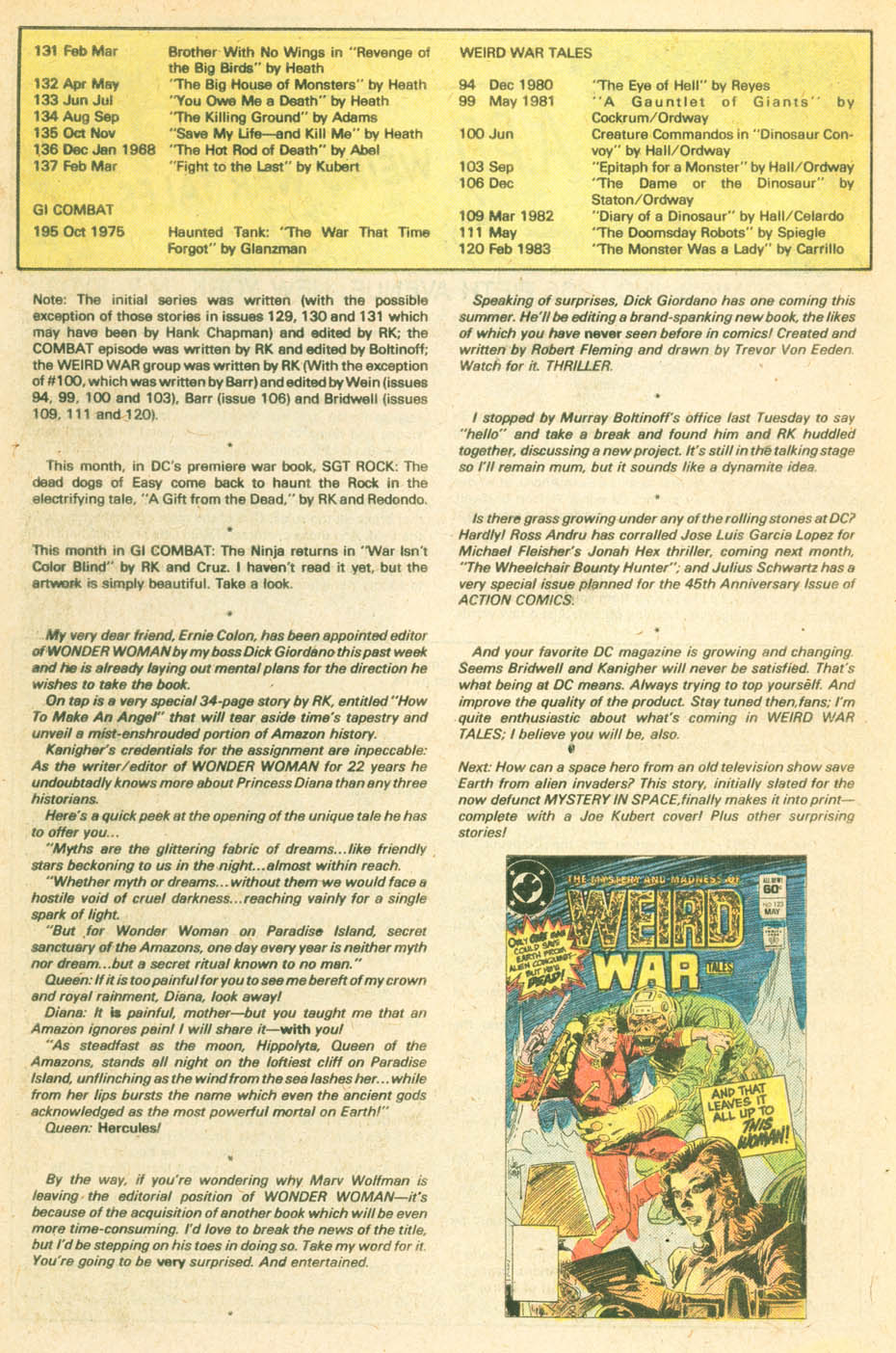 Read online Weird War Tales (1971) comic -  Issue #122 - 34