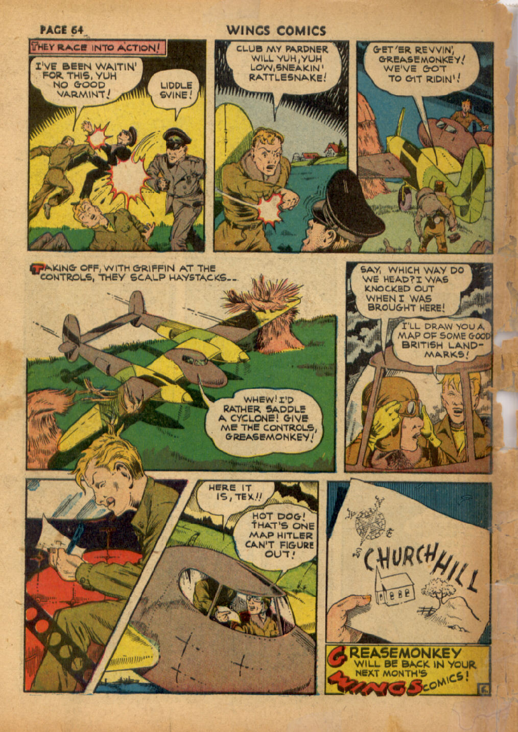 Read online Wings Comics comic -  Issue #16 - 66