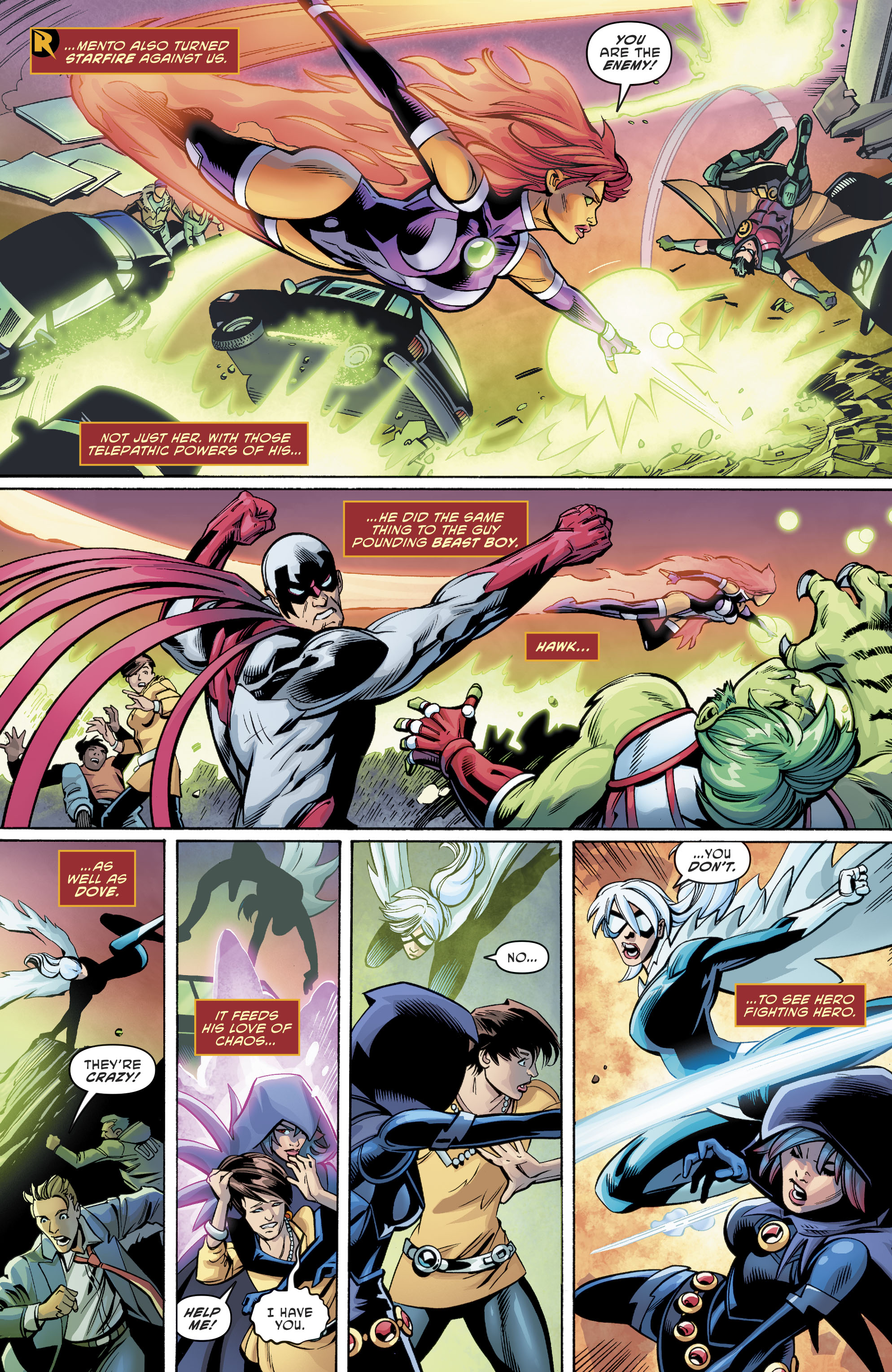 Read online Titans: Burning Rage comic -  Issue #5 - 18