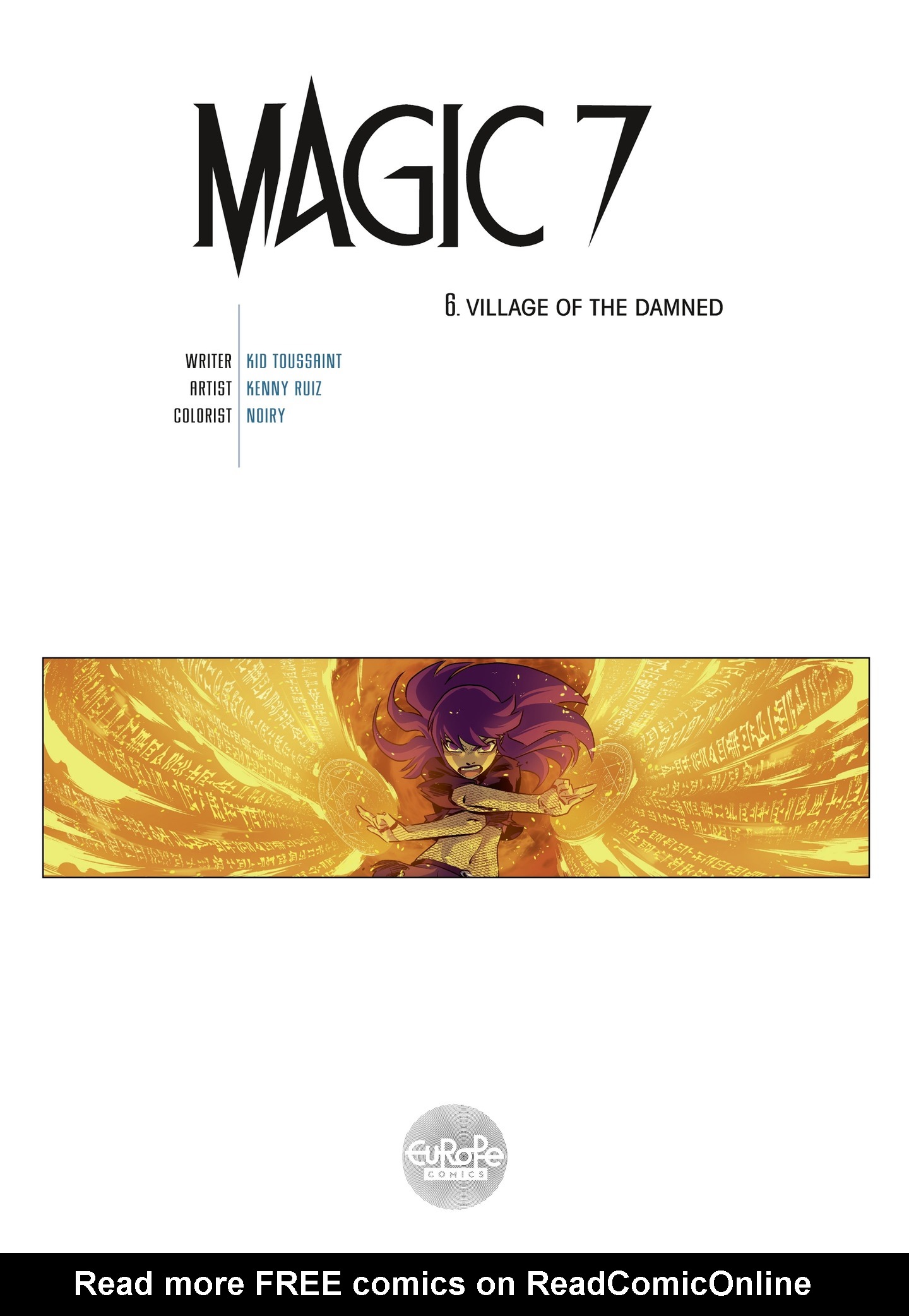 Read online Magic 7 comic -  Issue #6 - 2