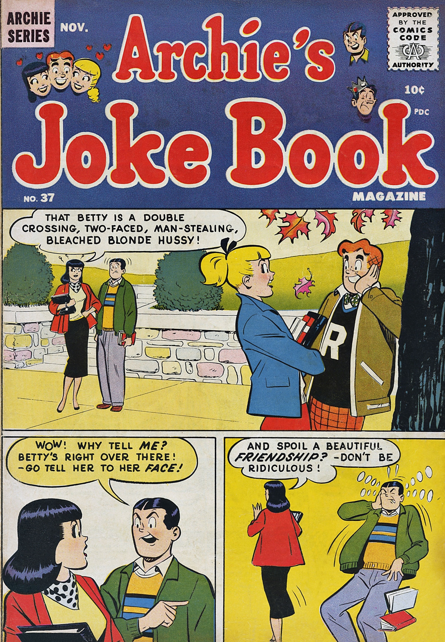 Read online Archie's Joke Book Magazine comic -  Issue #37 - 1