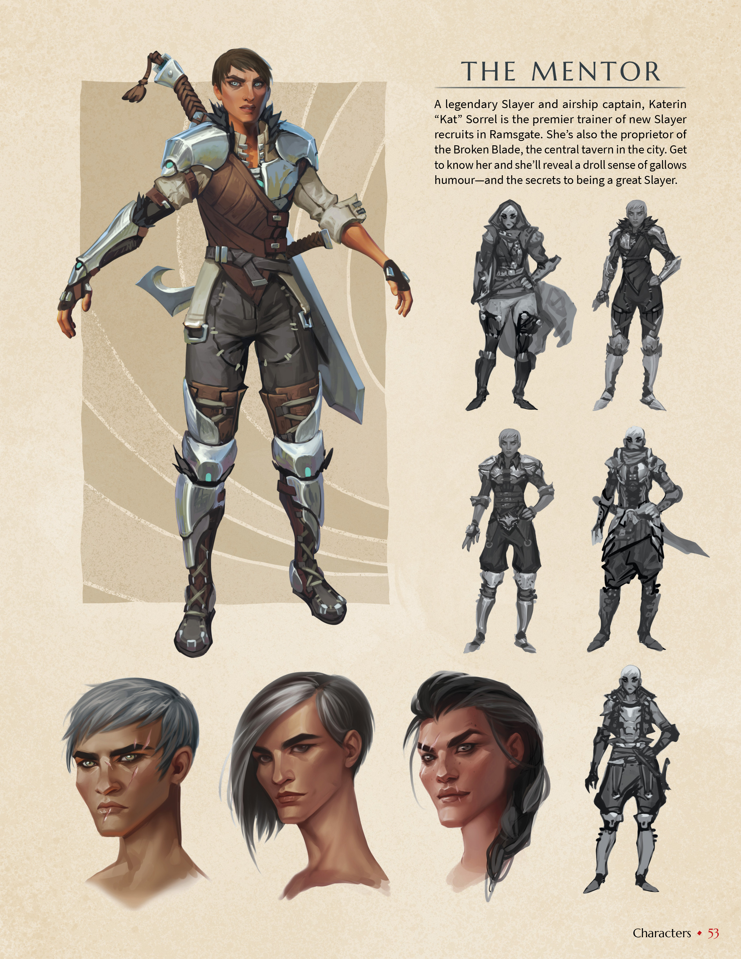 Read online The Art of Dauntless comic -  Issue # TPB - 47