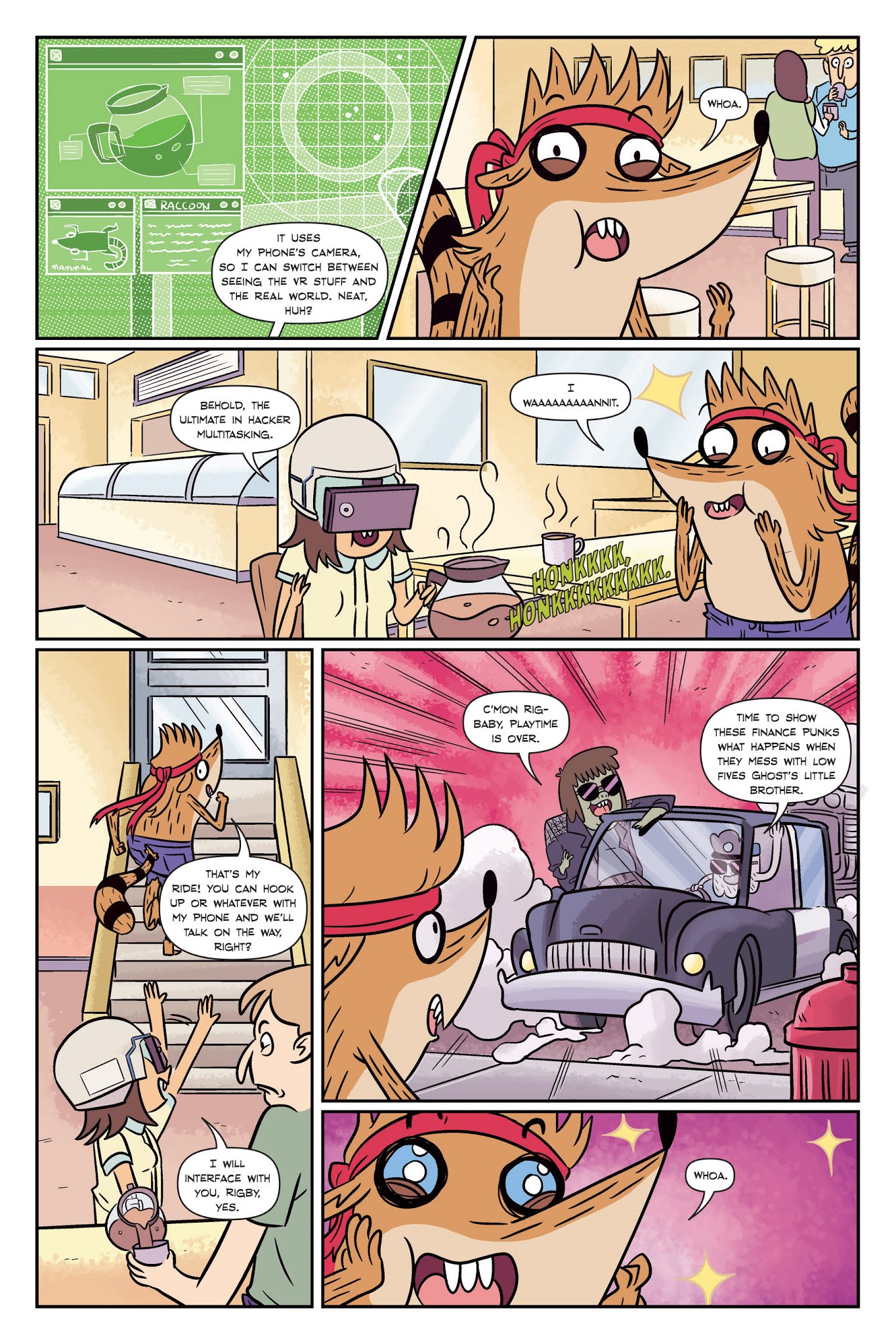 Read online Regular Show: Noir Means Noir, Buddy comic -  Issue # TPB (Part 1) - 84