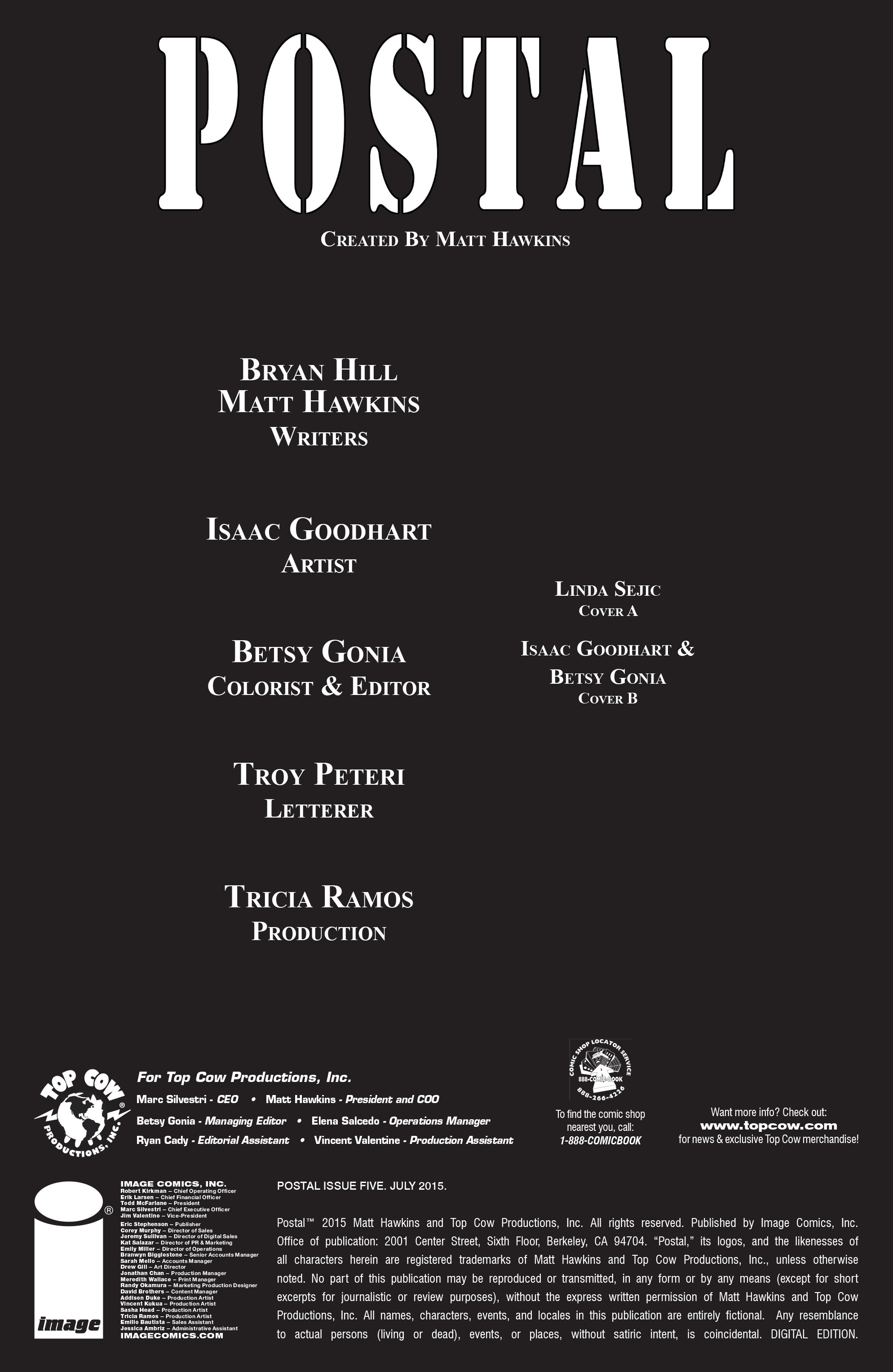 Read online Postal comic -  Issue #5 - 2