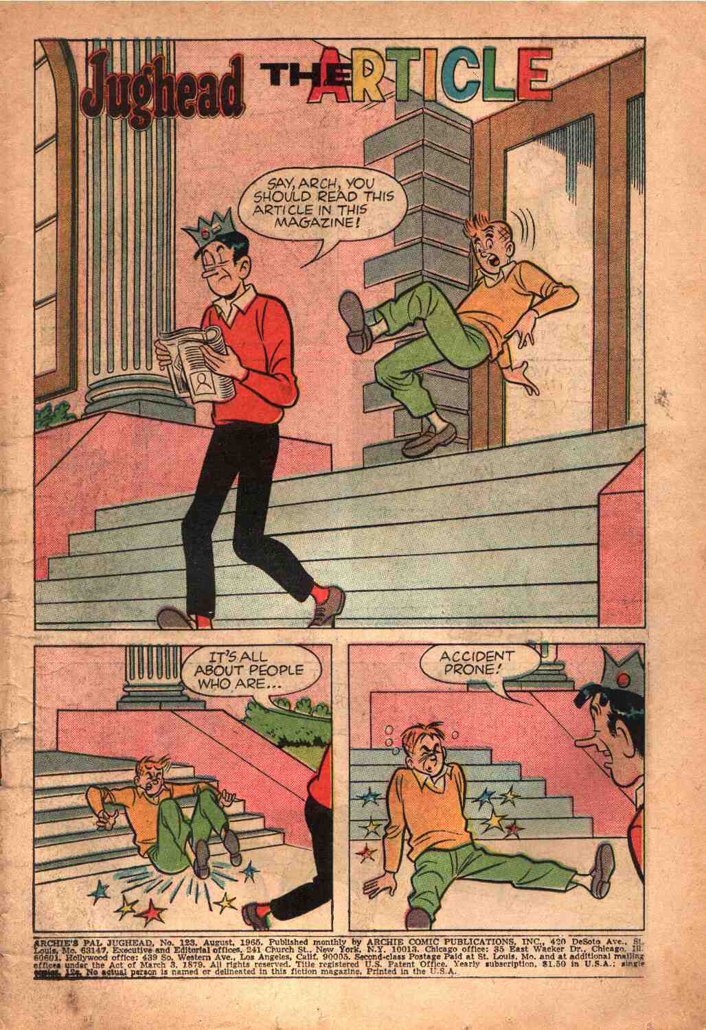 Read online Archie's Pal Jughead comic -  Issue #123 - 3