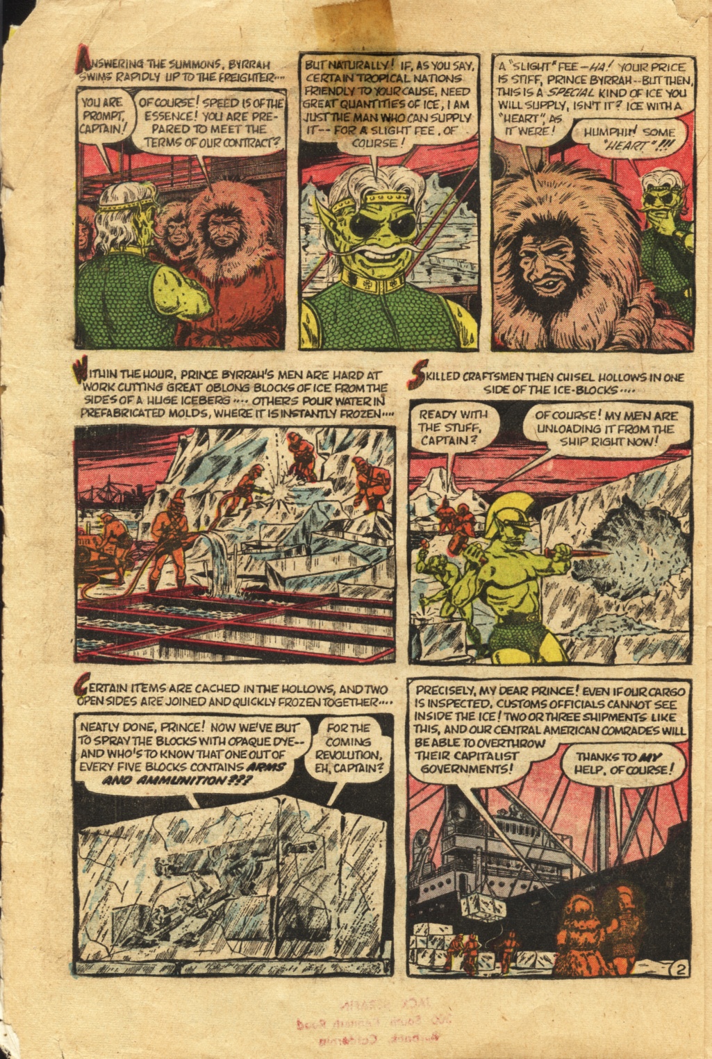 Read online Sub-Mariner Comics comic -  Issue #41 - 3