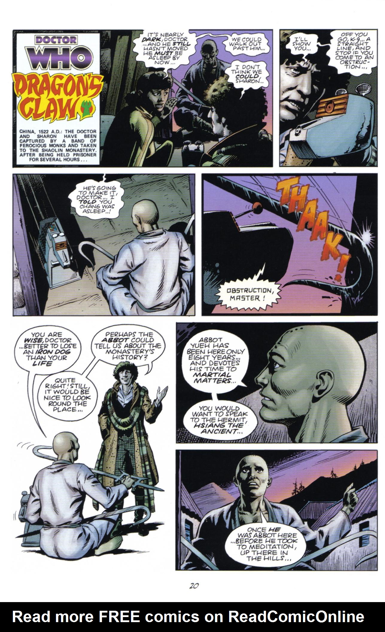 Read online Doctor Who Classics comic -  Issue #8 - 21
