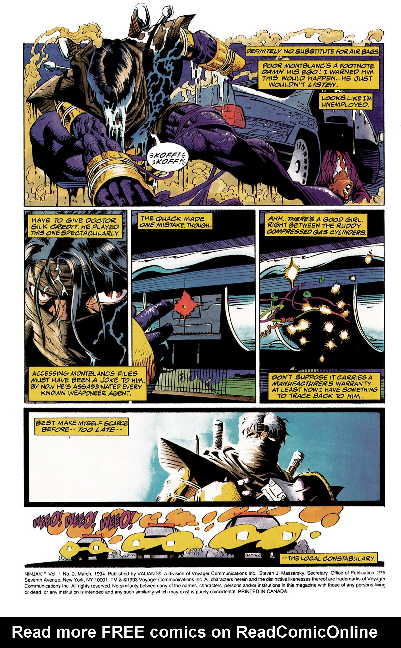 Read online Ninjak (1994) comic -  Issue #2 - 4