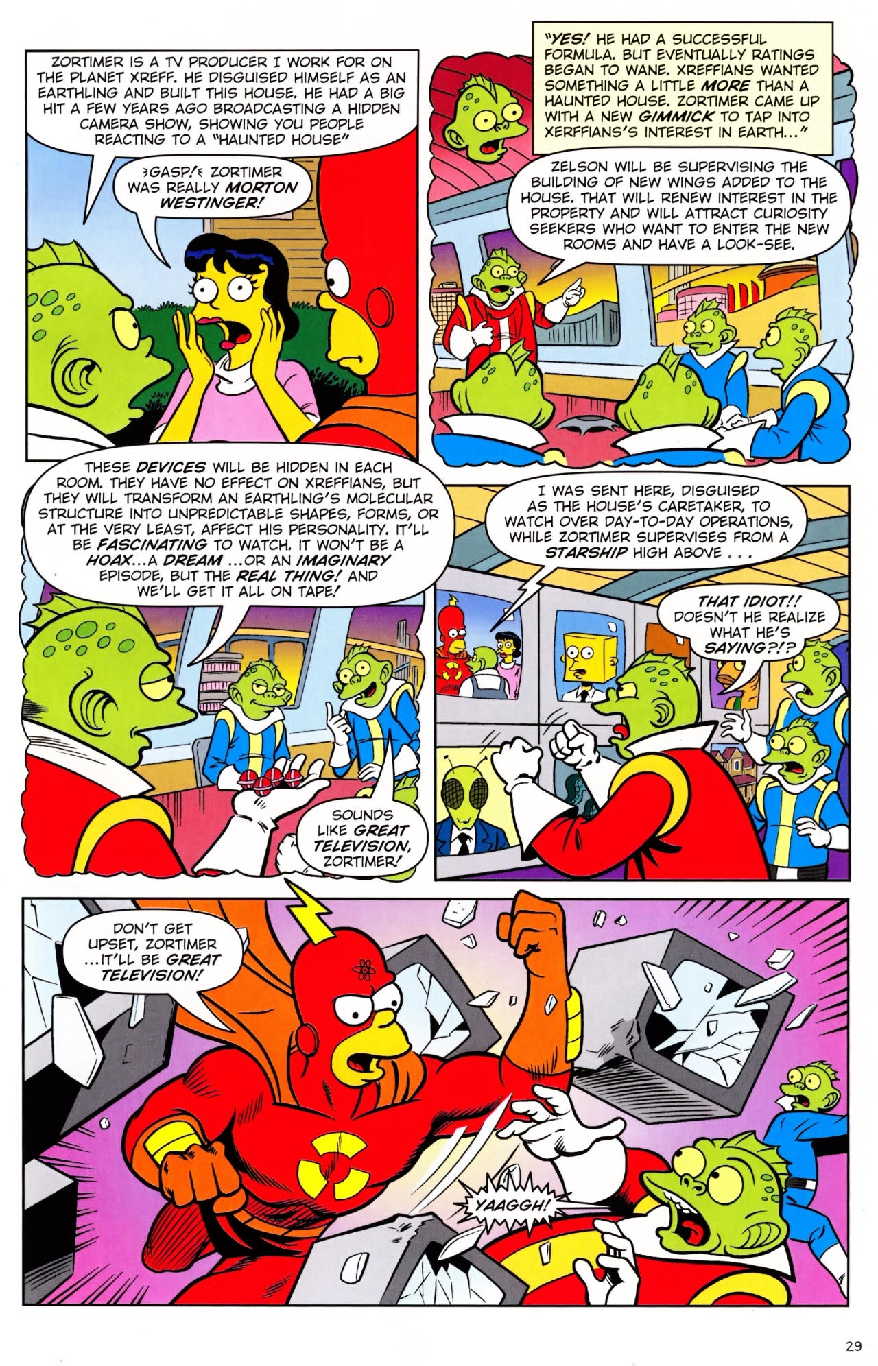 Read online Bongo Comics Presents Simpsons Super Spectacular comic -  Issue #7 - 31