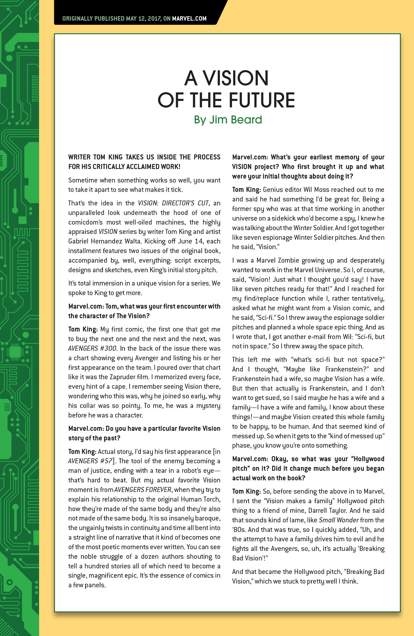Read online Vision: Director's Cut comic -  Issue #5 - 48