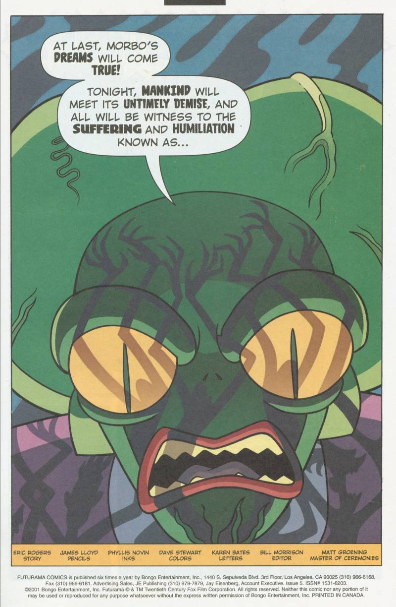 Read online Futurama Comics comic -  Issue #5 - 2