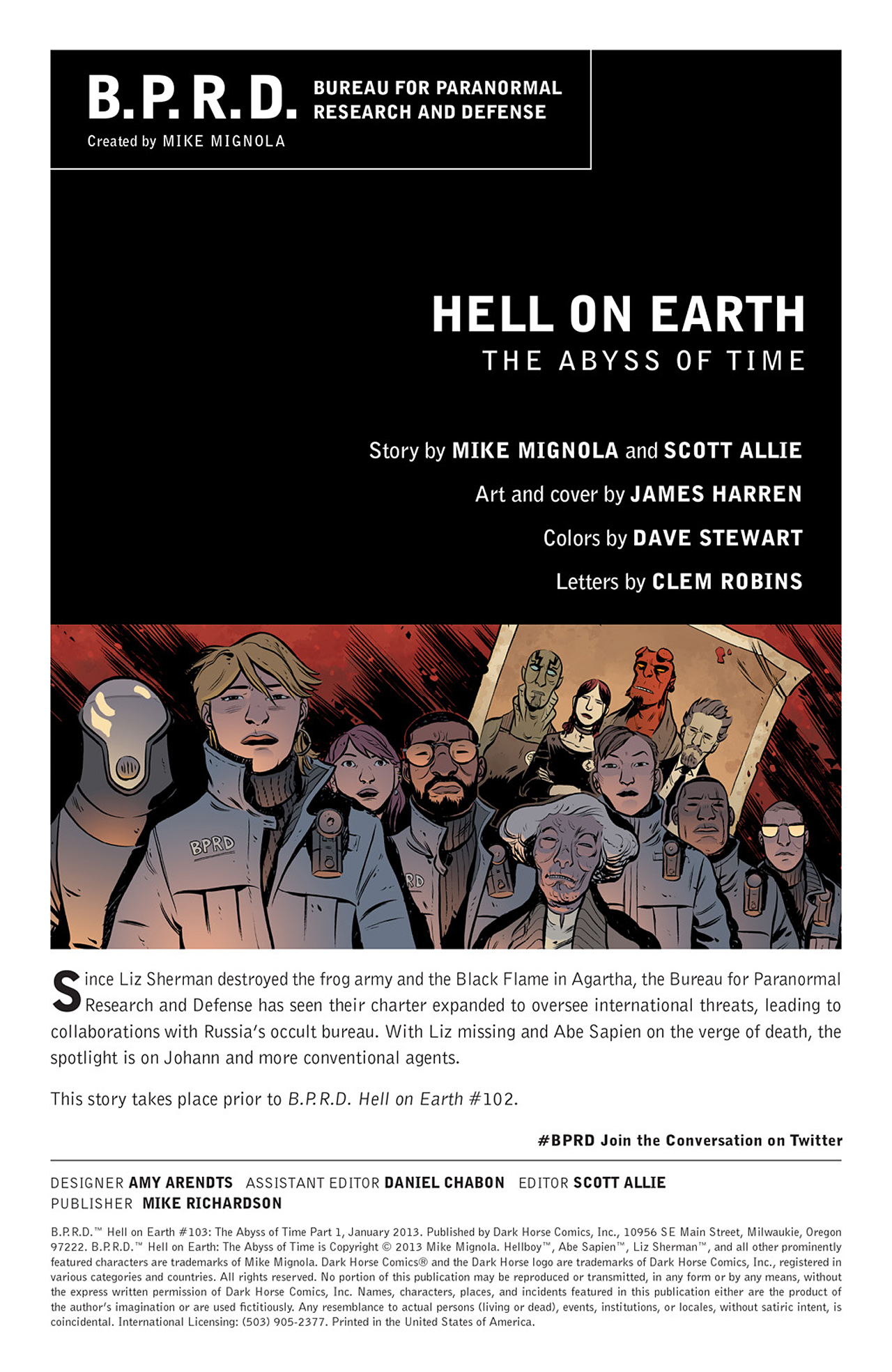 Read online B.P.R.D. Hell on Earth: The Abyss of Time comic -  Issue #103 - 2