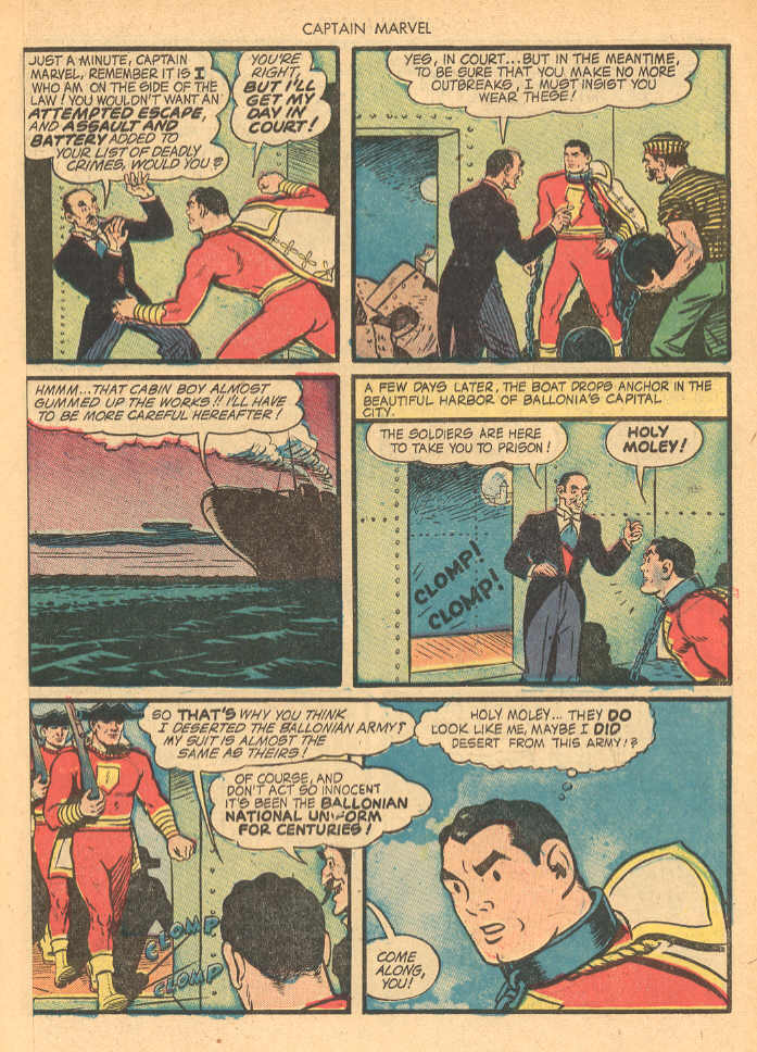 Read online Captain Marvel Adventures comic -  Issue #33 - 41