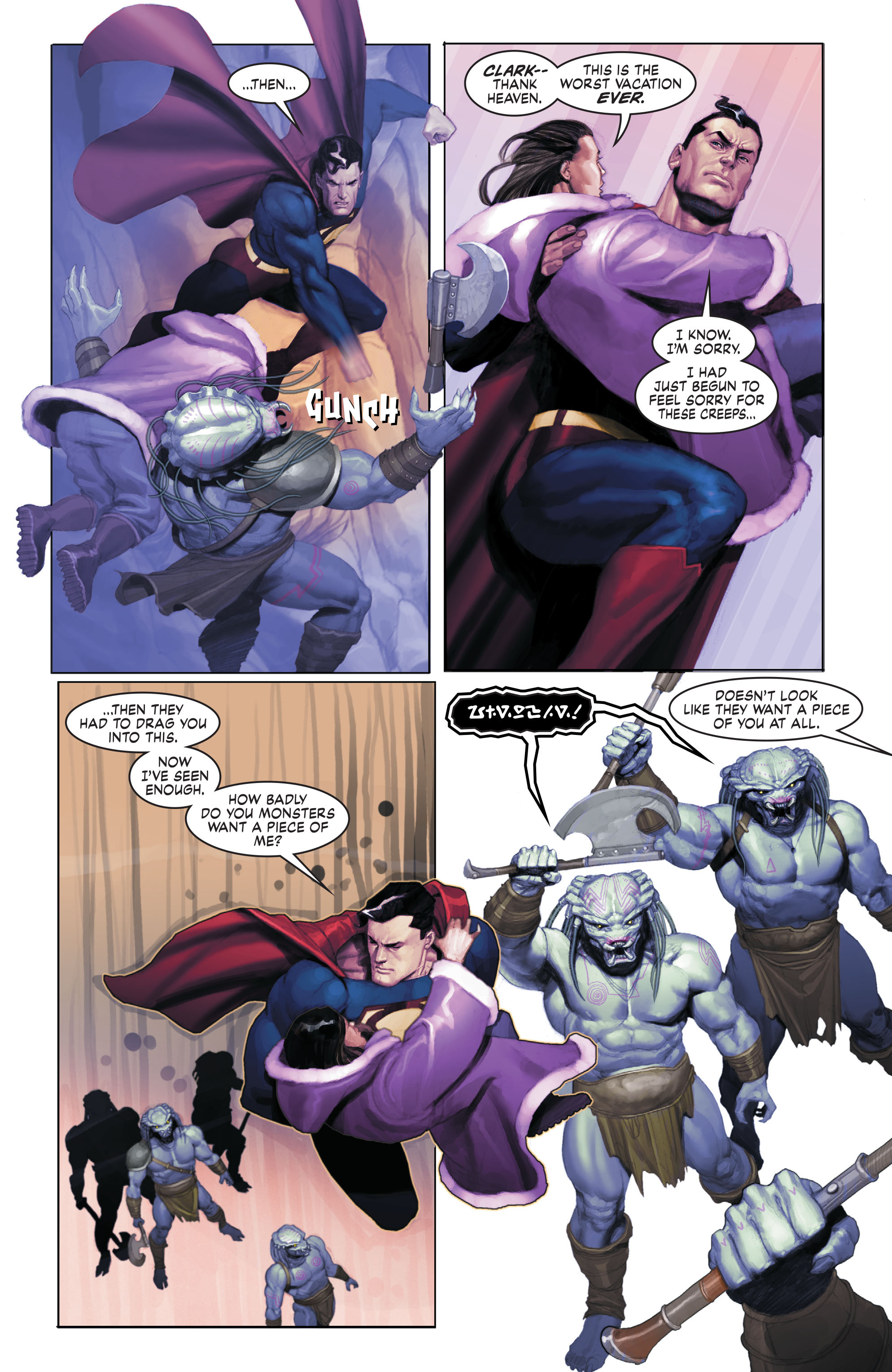 Read online Superman and Batman Vs. Aliens and Predator comic -  Issue #1 - 41