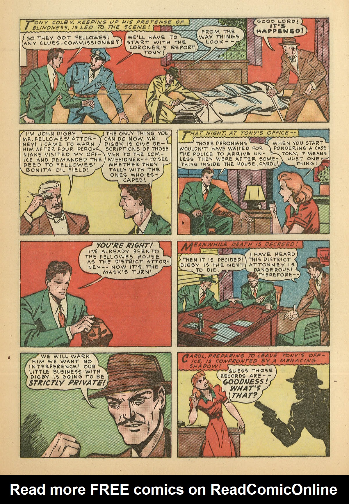 Read online Exciting Comics comic -  Issue #8 - 22