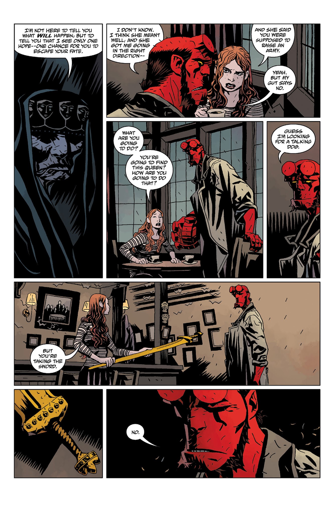 Read online Hellboy: The Storm And The Fury comic -  Issue # TPB - 65