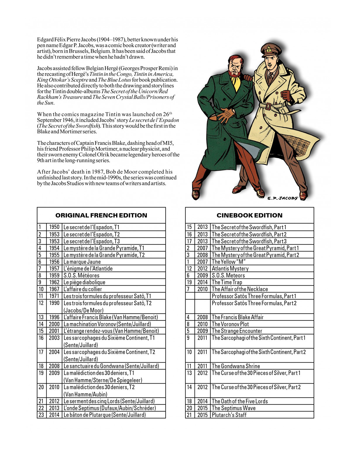 Read online Blake & Mortimer comic -  Issue #20 - 72