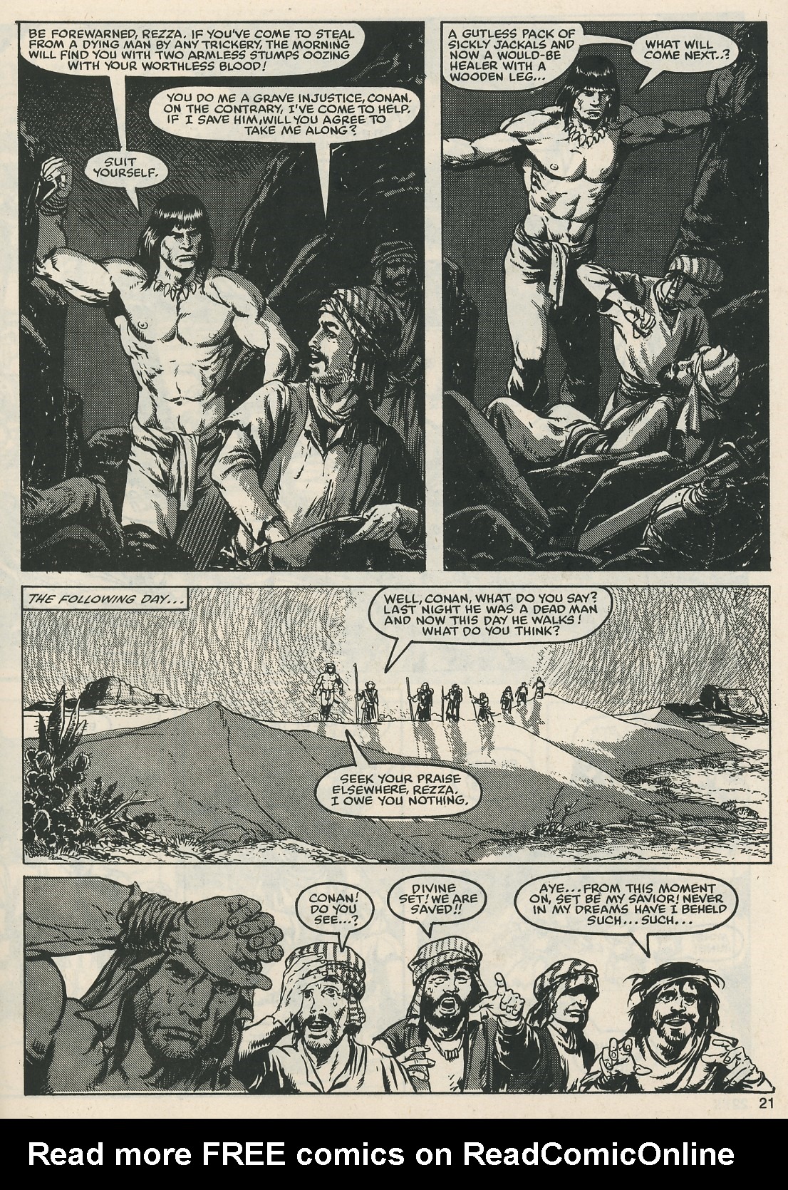 Read online The Savage Sword Of Conan comic -  Issue #117 - 20