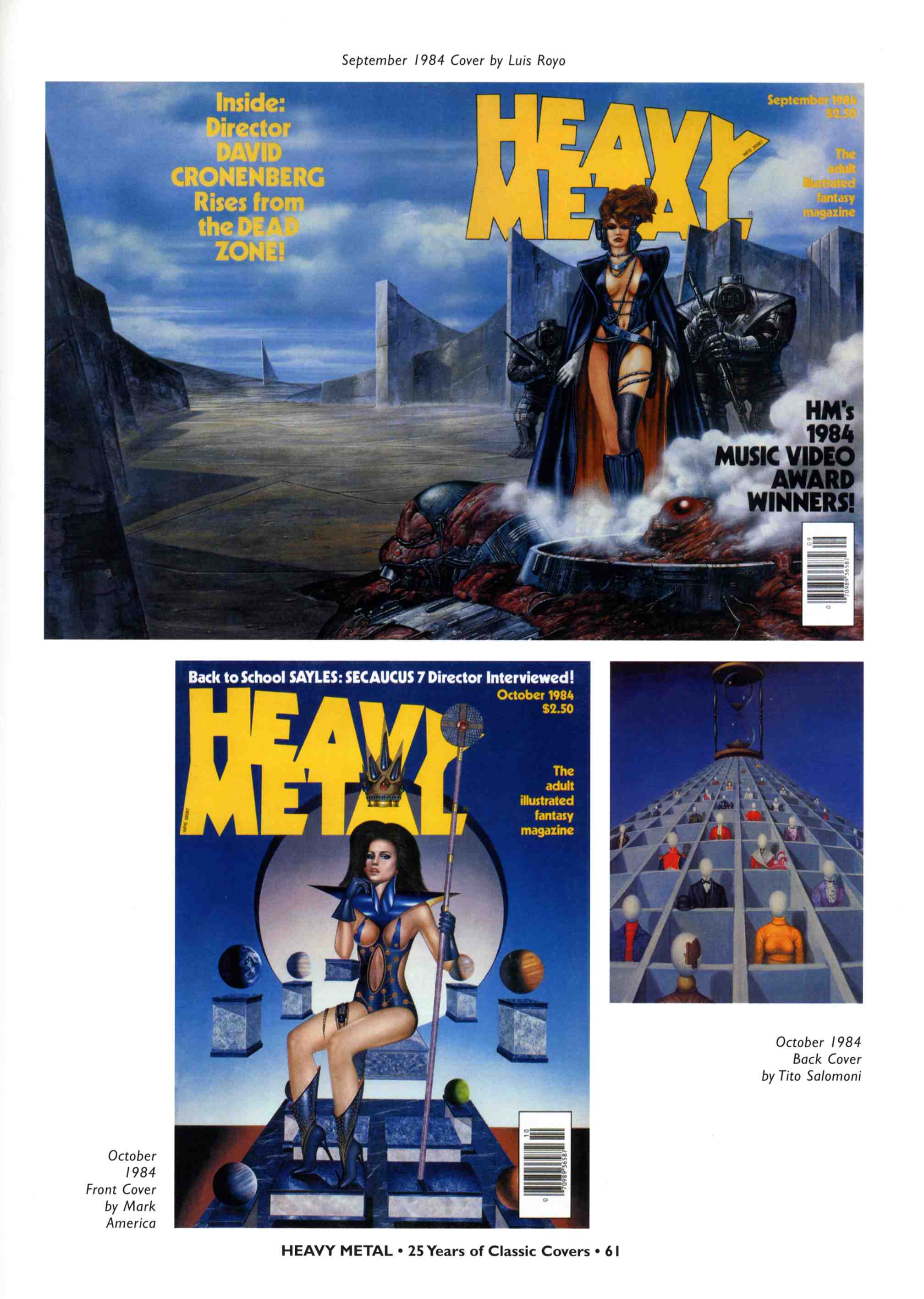 Read online Heavy Metal: 25 Years of Classic Covers comic -  Issue # TPB - 67