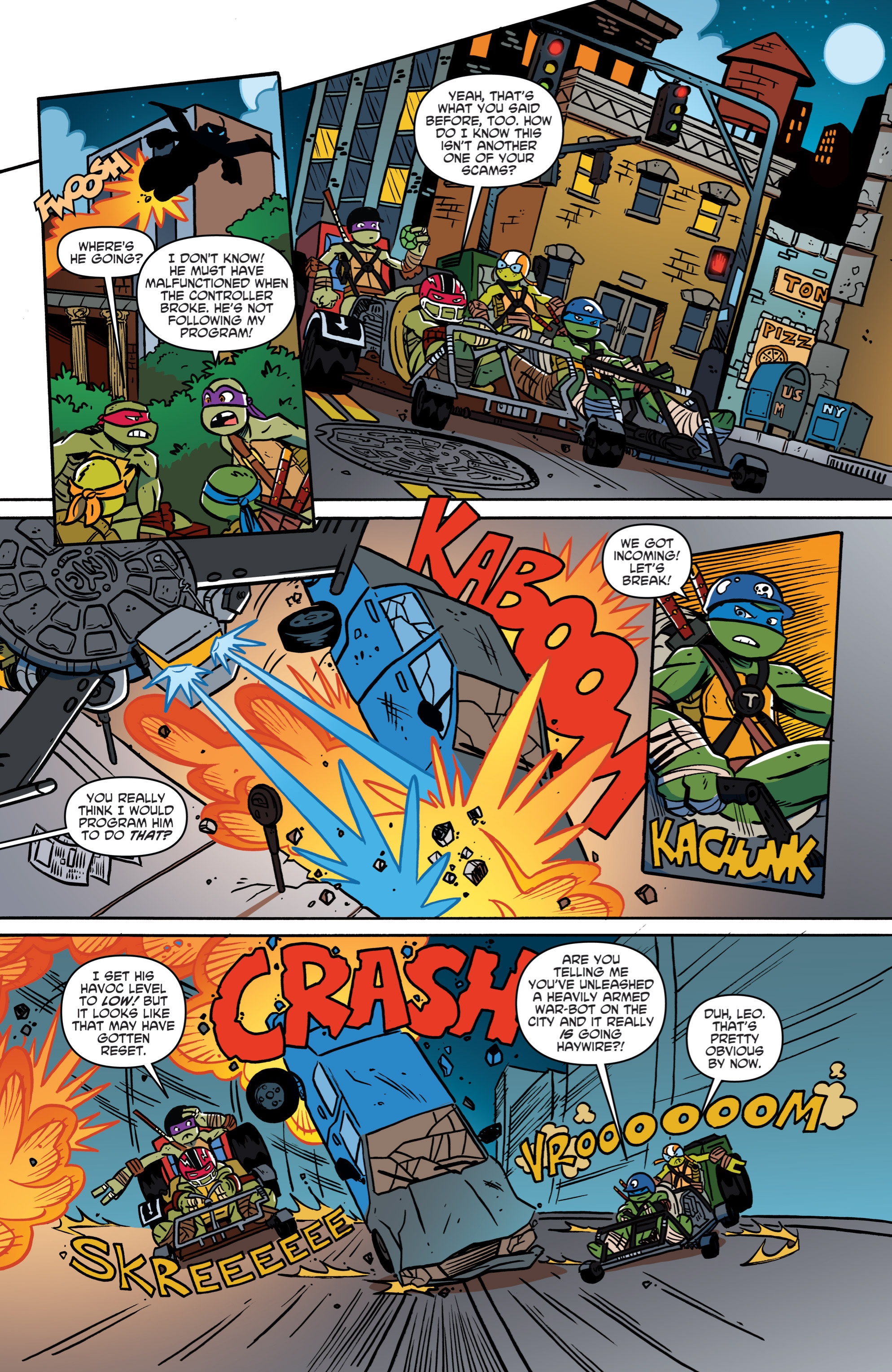Read online Teenage Mutant Ninja Turtles New Animated Adventures comic -  Issue #9 - 10
