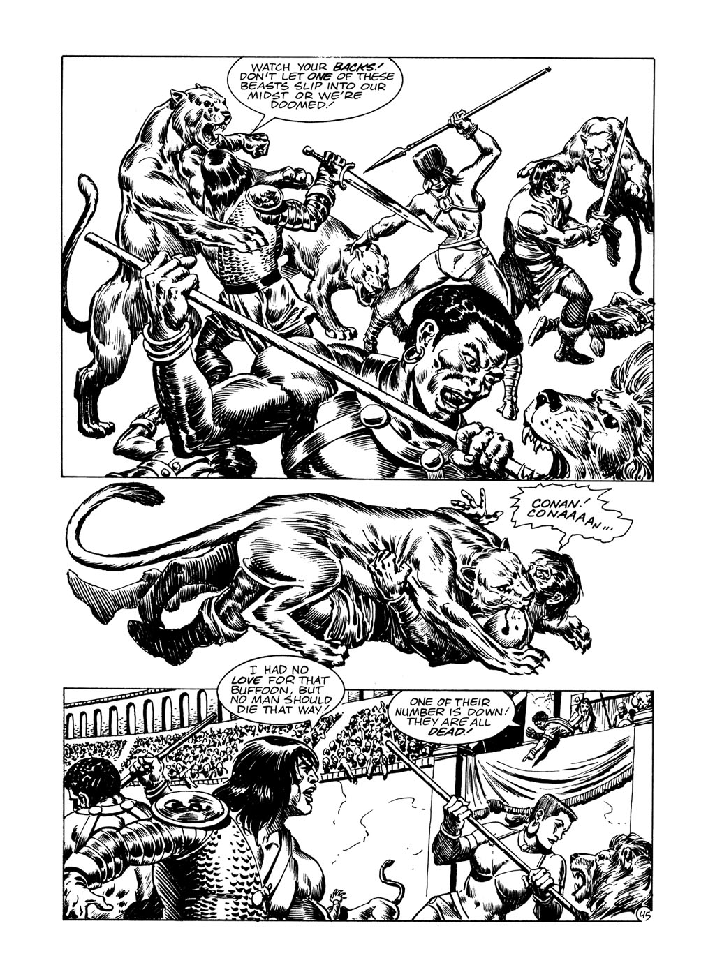 Read online The Savage Sword Of Conan comic -  Issue #146 - 49