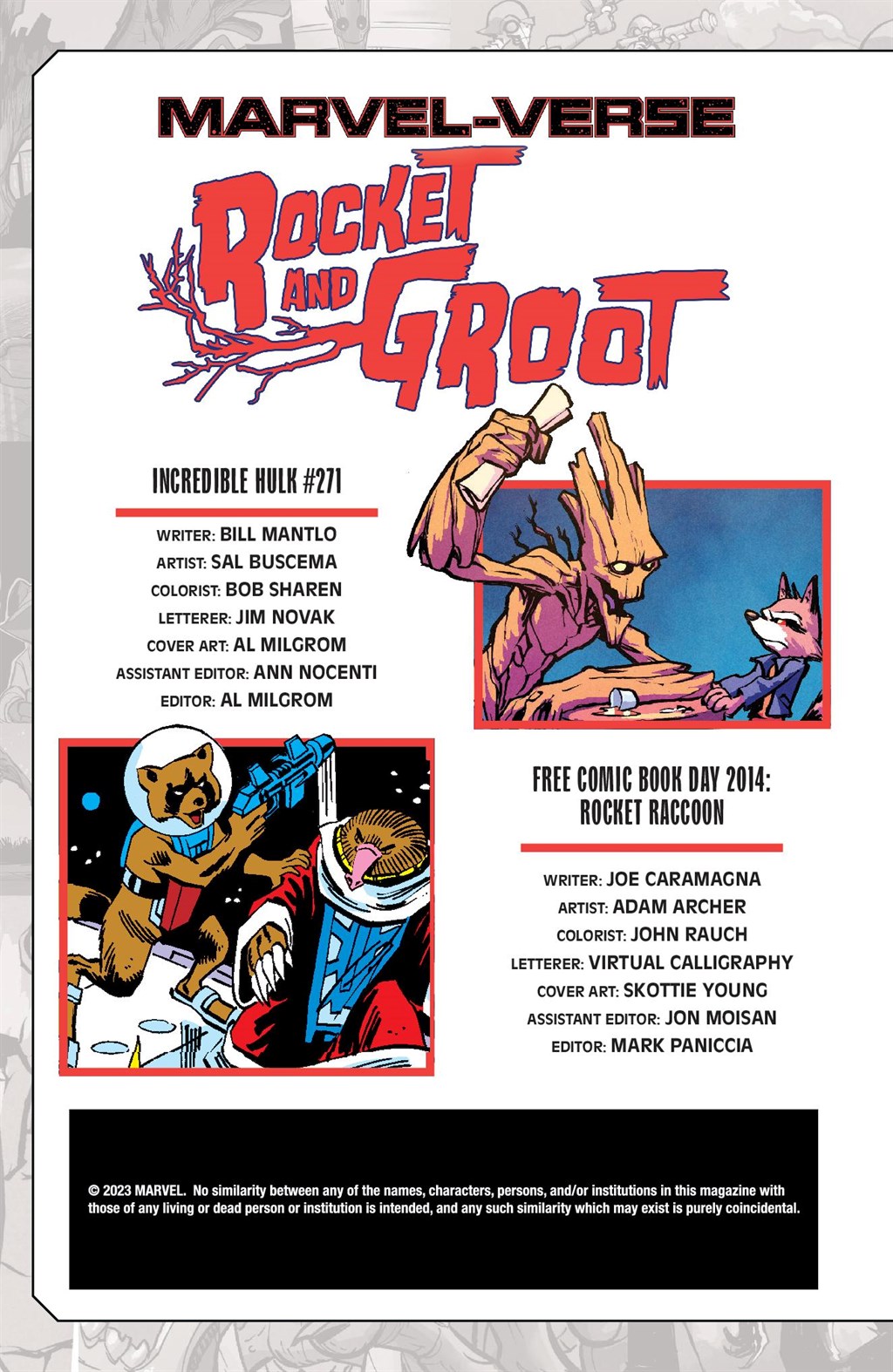 Read online Marvel-Verse: Rocket & Groot comic -  Issue # TPB - 3