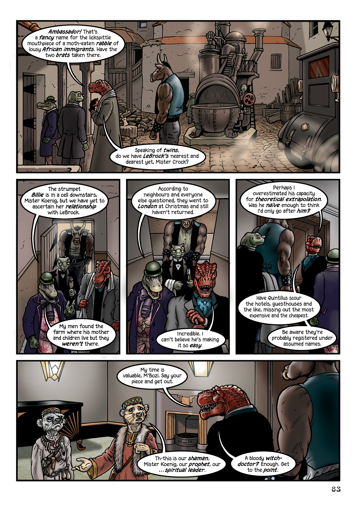 Read online Grandville Force Majeur comic -  Issue # TPB (Part 1) - 85