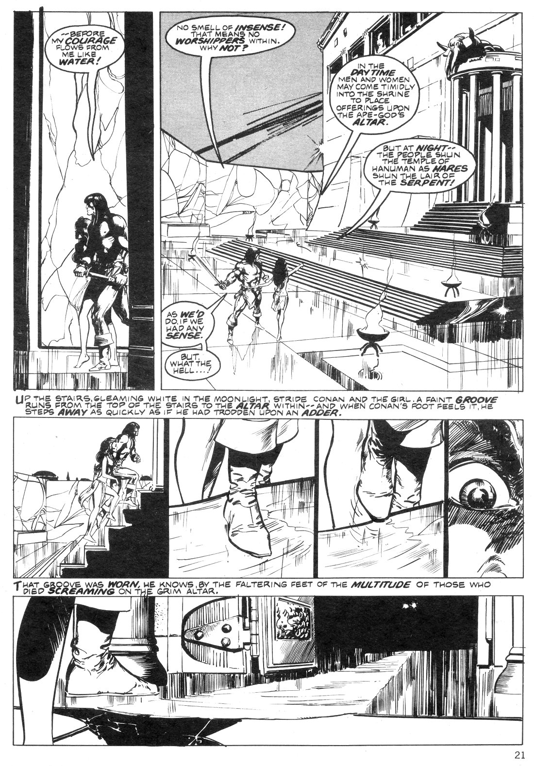 The Savage Sword Of Conan issue 14 - Page 21