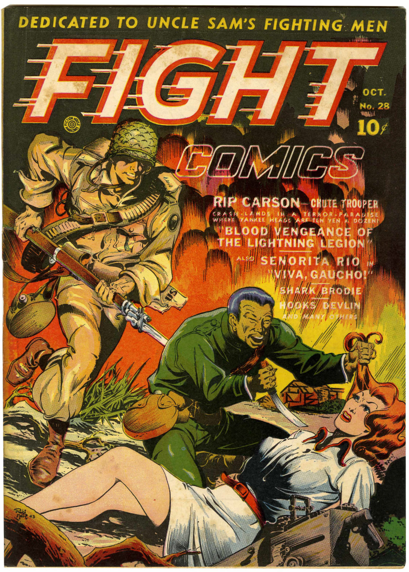 Read online Fight Comics comic -  Issue #28 - 1