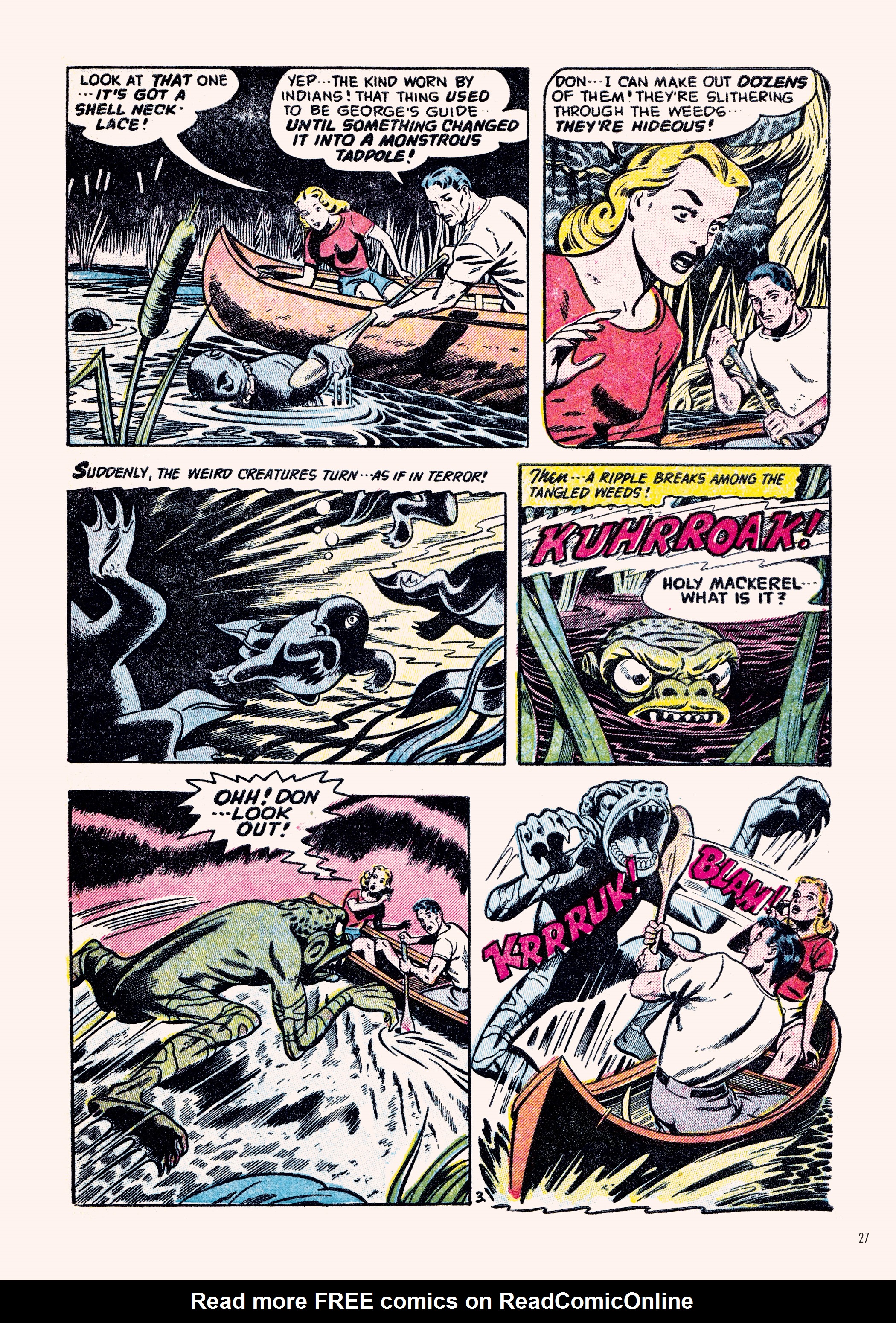 Read online Classic Monsters of Pre-Code Horror Comics: Swamp Monsters comic -  Issue # TPB - 27