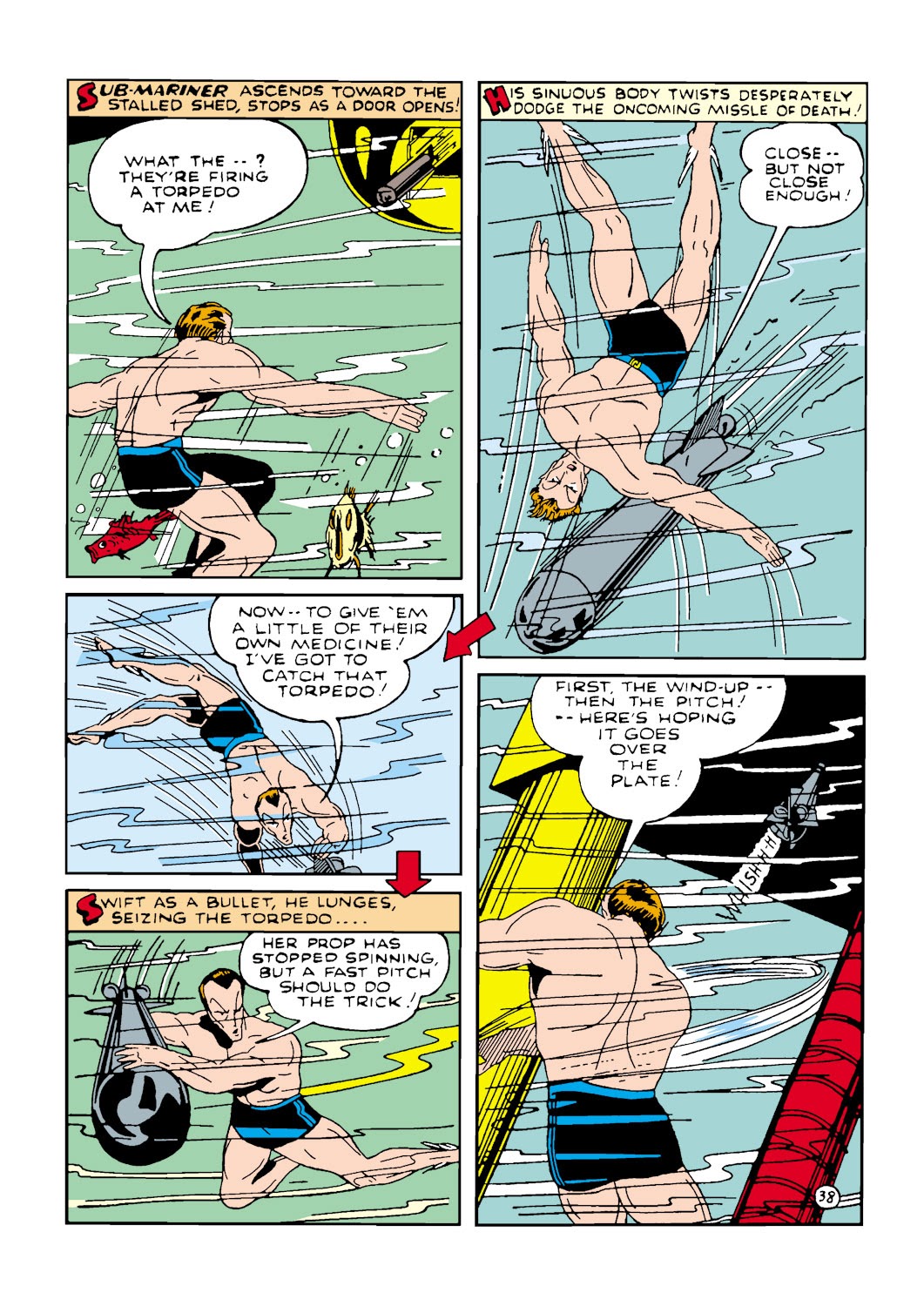 Read online Sub-Mariner Comics comic -  Issue #3 - 42