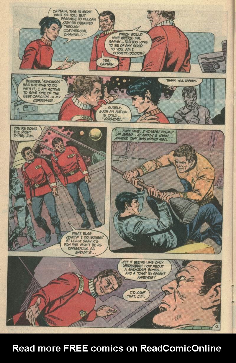 Read online Star Trek (1984) comic -  Issue #7 - 13