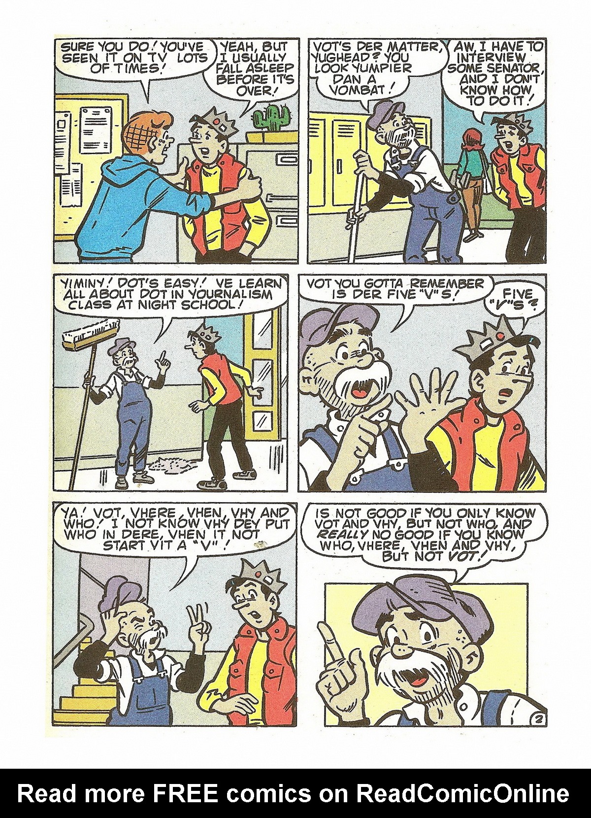 Read online Jughead's Double Digest Magazine comic -  Issue #73 - 76
