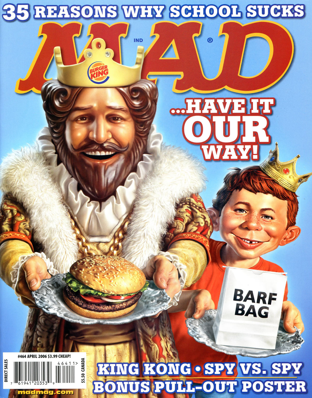 Read online MAD comic -  Issue #464 - 1