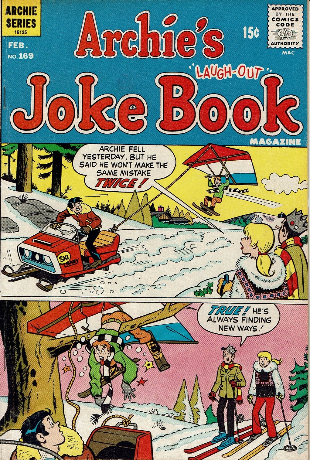 Read online Archie's Joke Book Magazine comic -  Issue #169 - 1