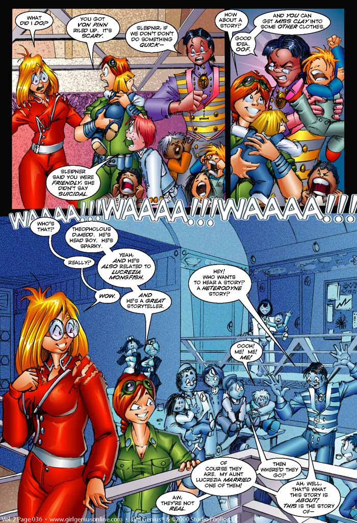 Read online Girl Genius (2002) comic -  Issue #2 - 36