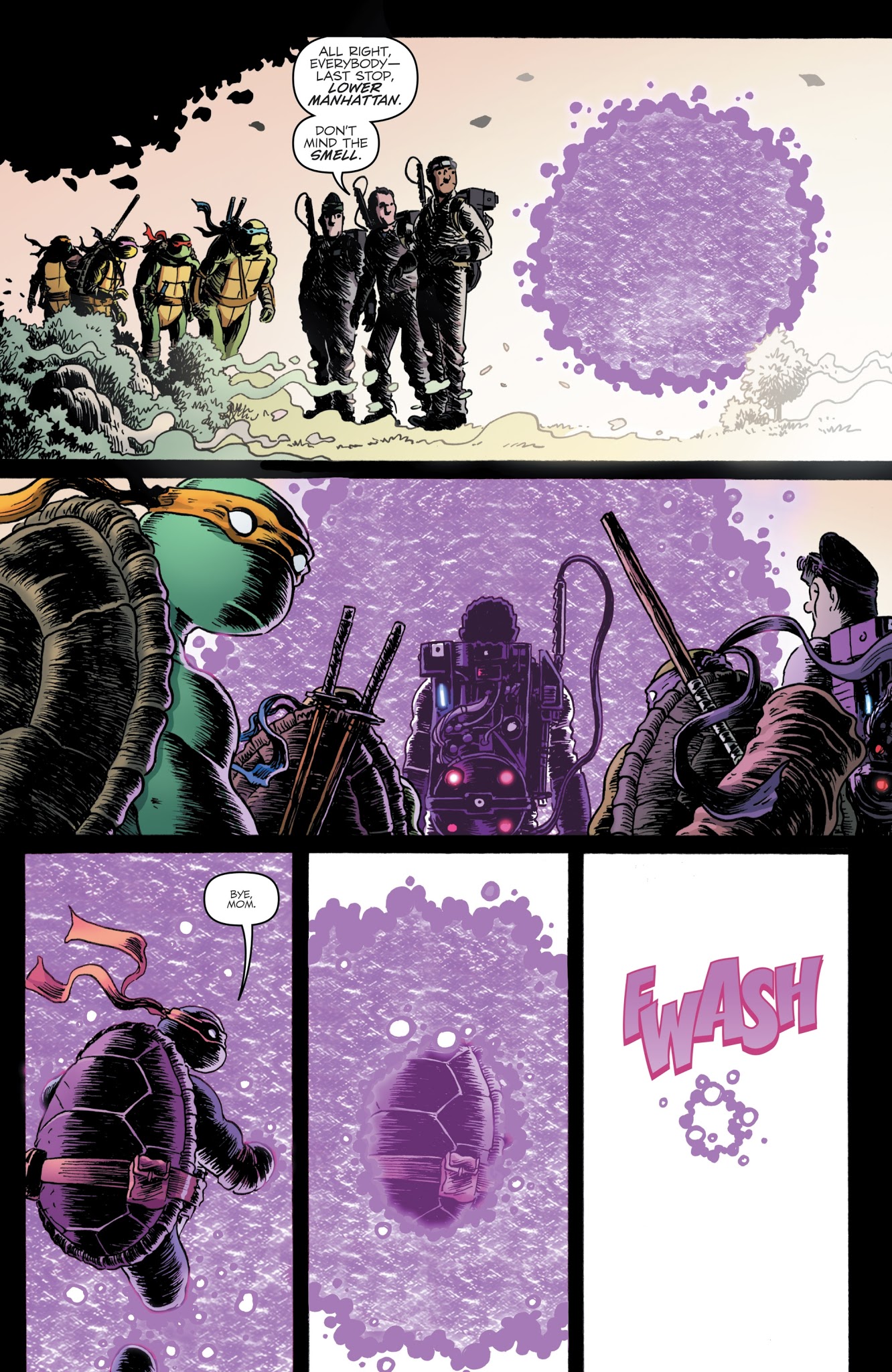 Read online Teenage Mutant Ninja Turtles/Ghostbusters 2 comic -  Issue #5 - 12